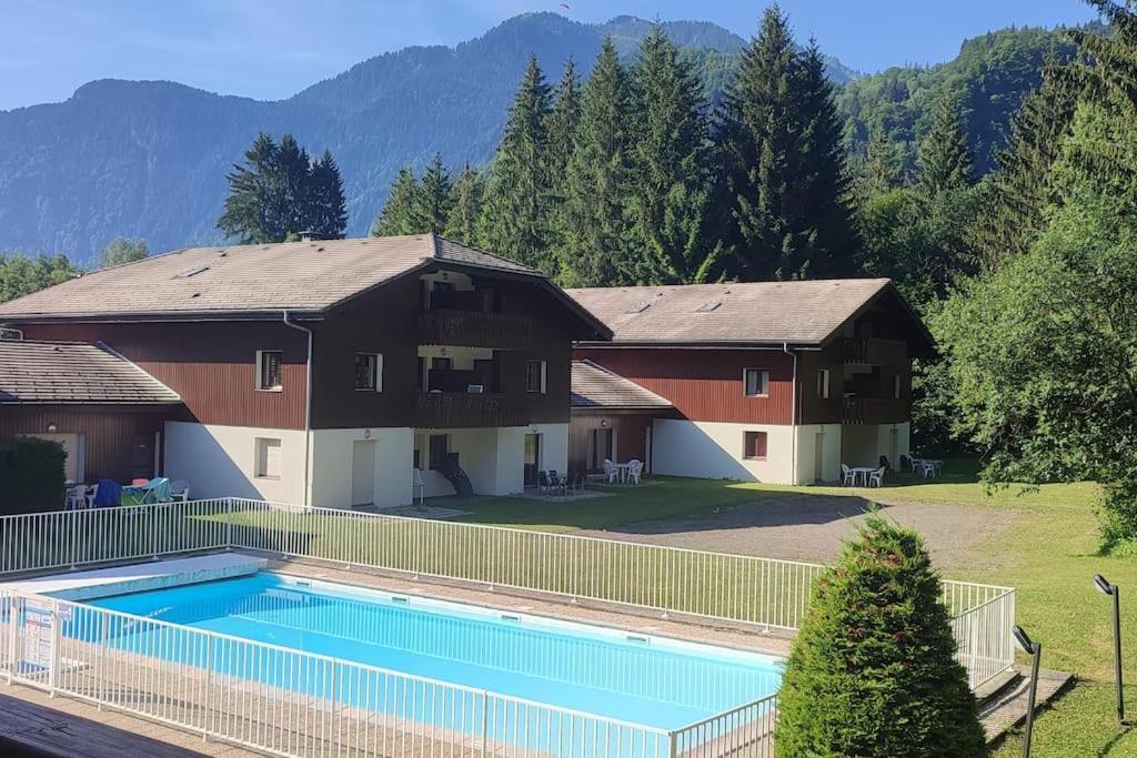 Samoens Residence Grand Tetras 4 Personnes Piscine Eksteriør bilde